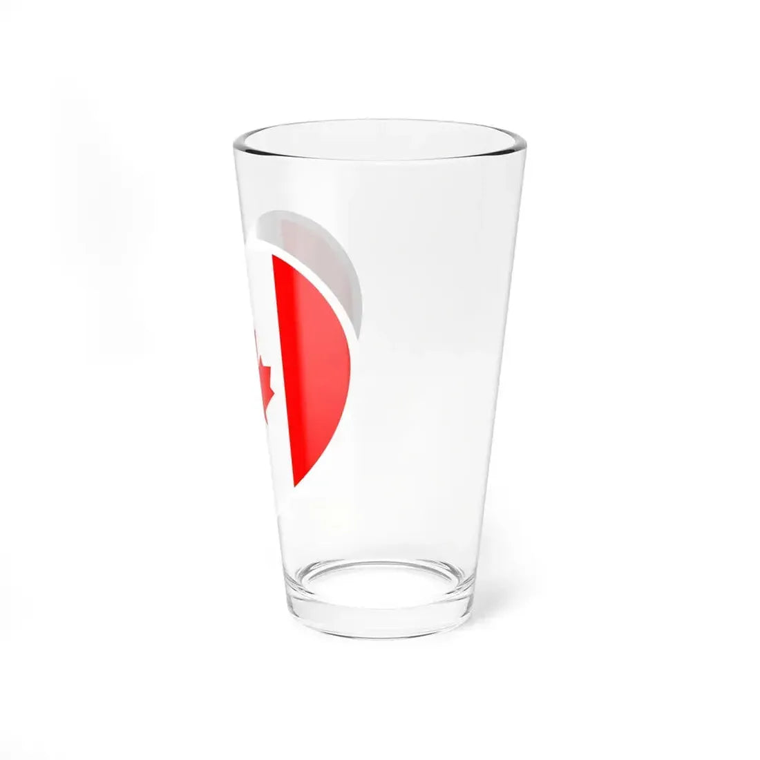 Heart Flag of Canada - Pint Glass 16oz - Go Mug Yourself