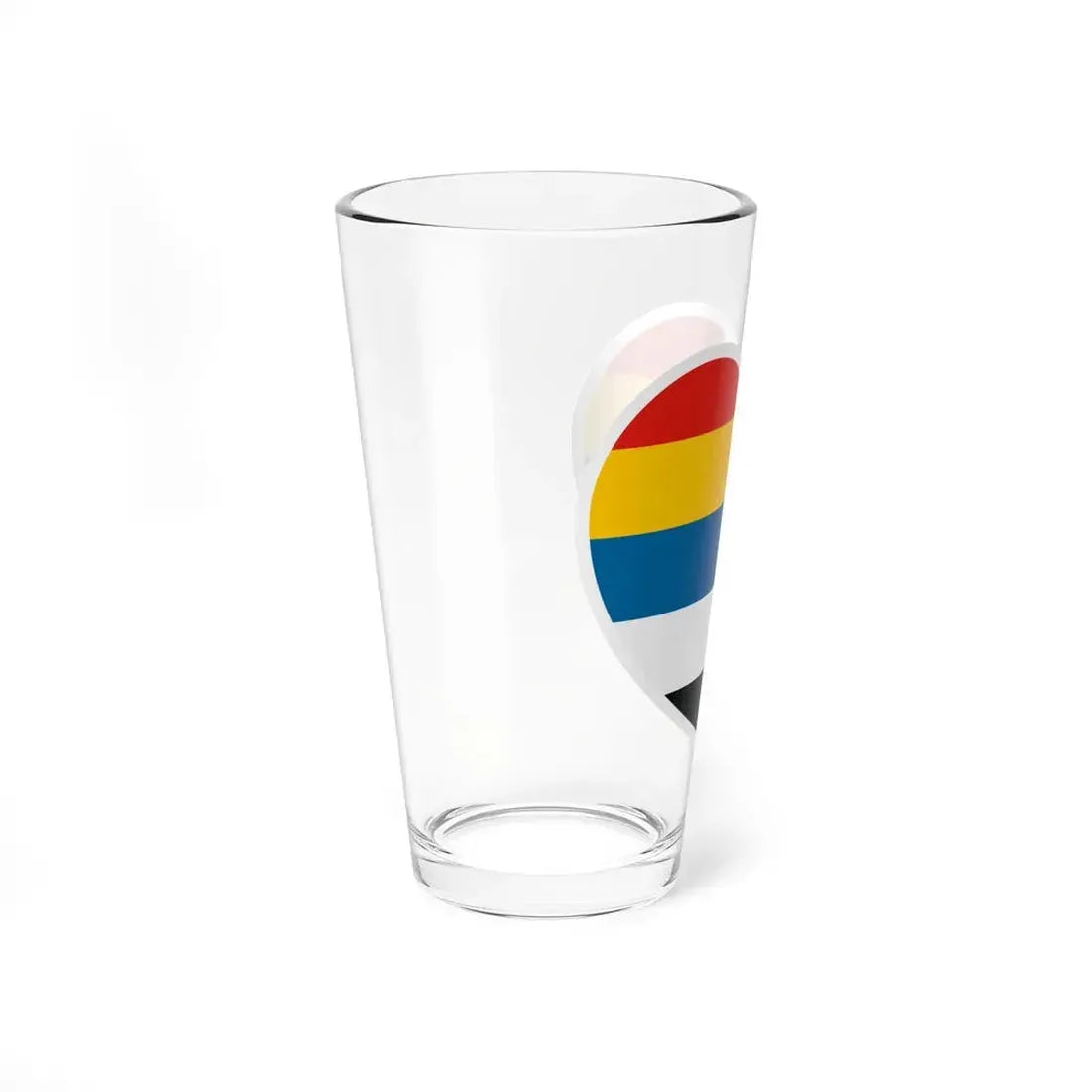 Heart Flag of China 1912-1928 - Pint Glass 16oz - Go Mug Yourself