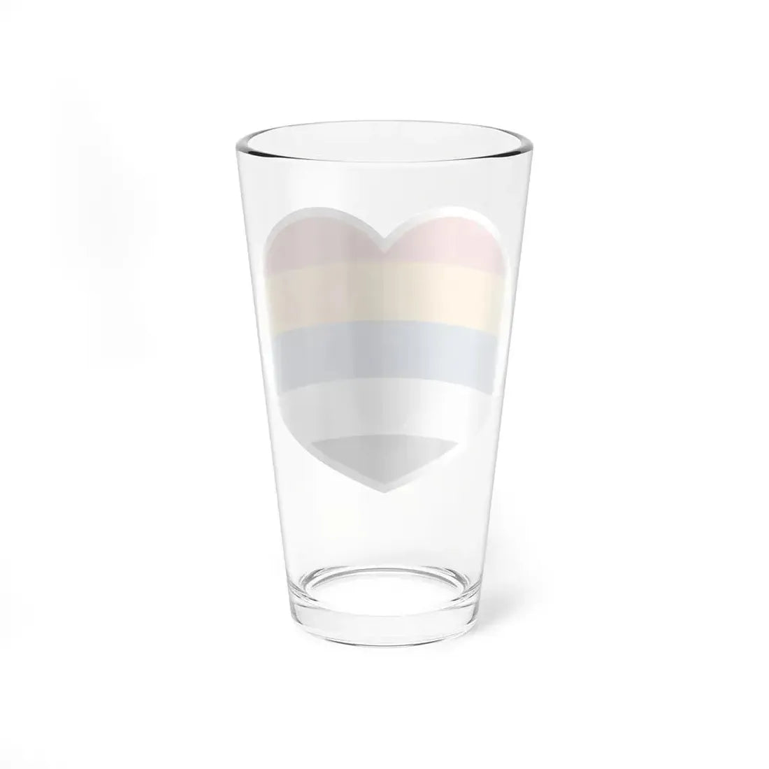 Heart Flag of China 1912-1928 - Pint Glass 16oz - Go Mug Yourself