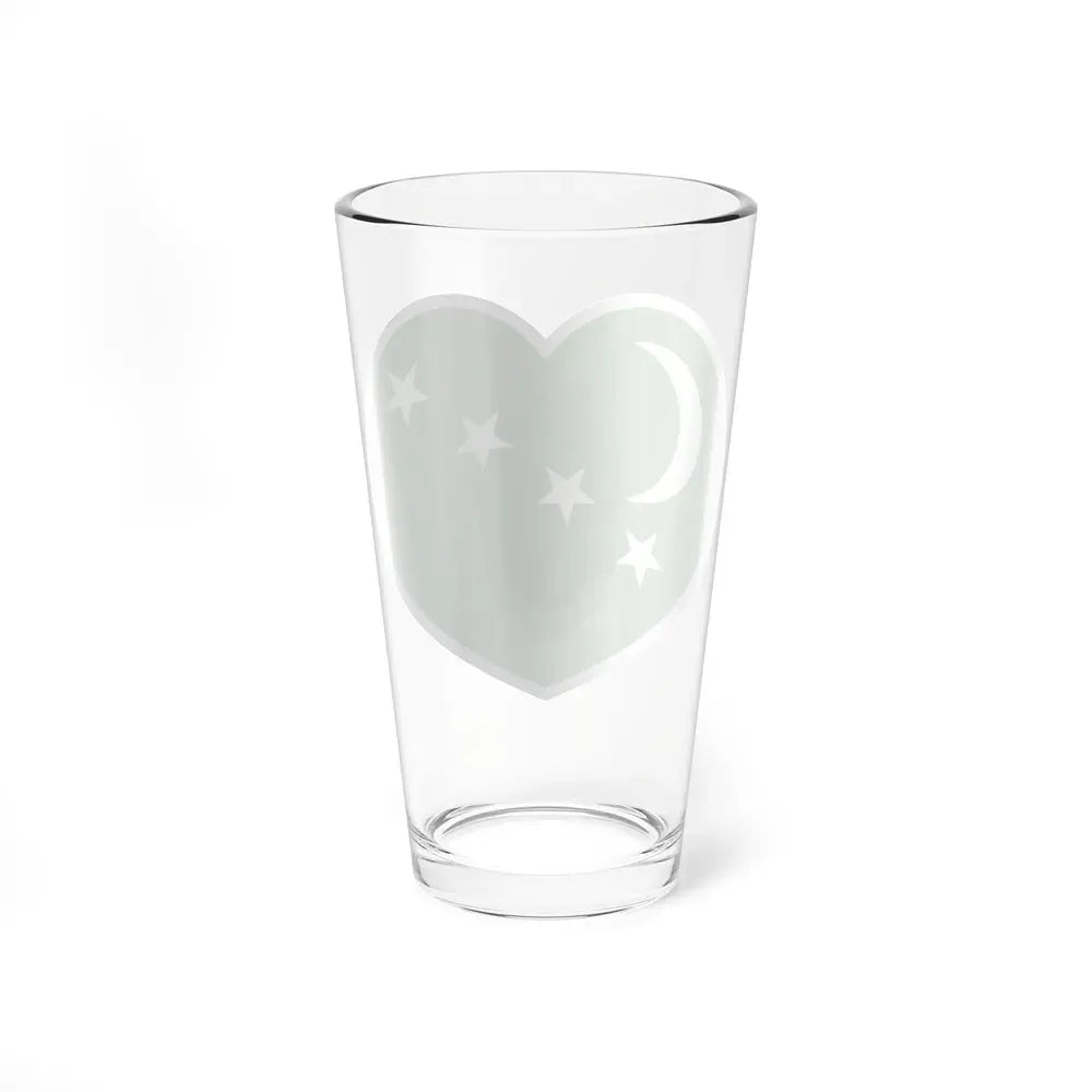 Heart Flag of Comoros 1963-1975 - Pint Glass 16oz - Go Mug Yourself