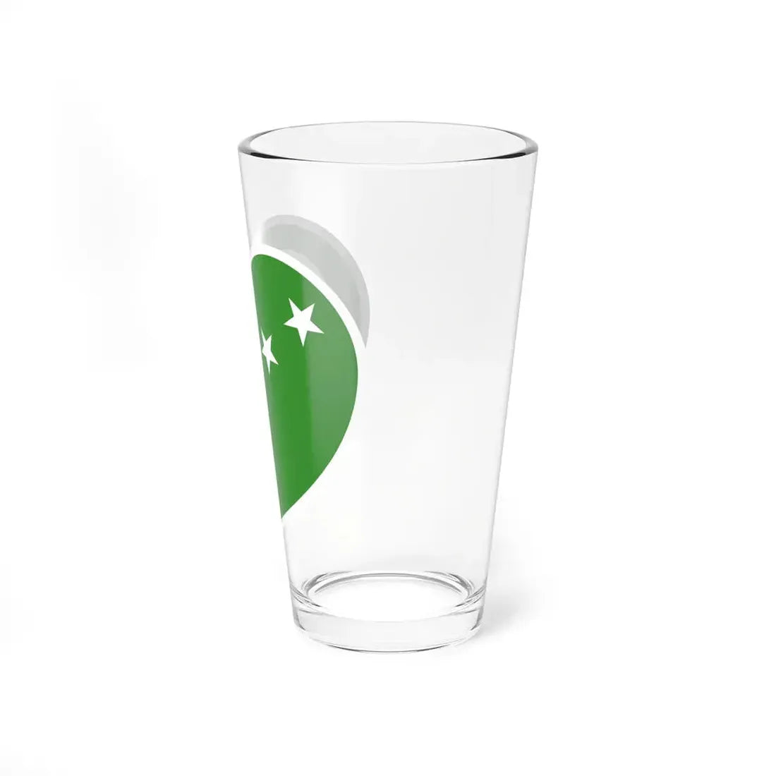 Heart Flag of Comoros 1963-1975 - Pint Glass 16oz - Go Mug Yourself