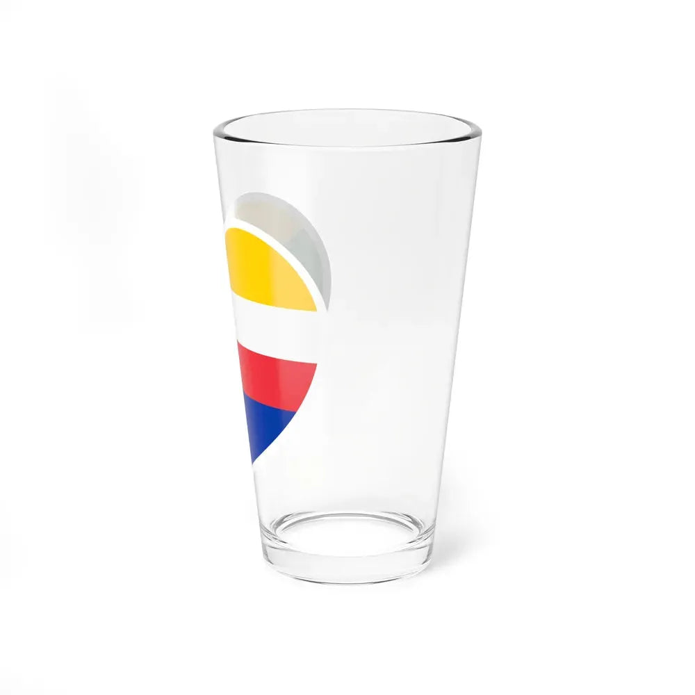 Heart Flag of Comoros - Pint Glass 16oz - Go Mug Yourself