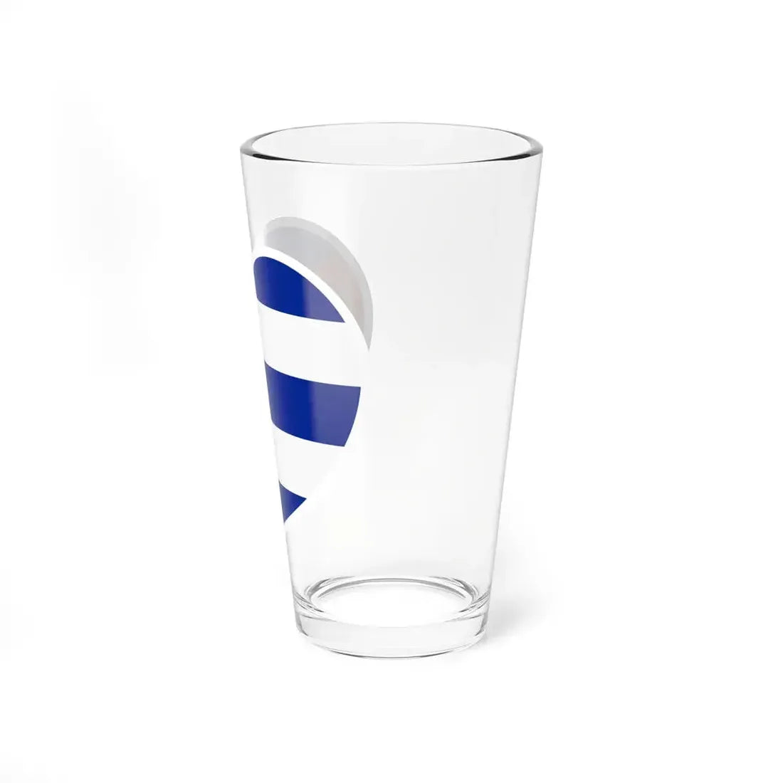 Heart Flag of Cuba - Pint Glass 16oz - Go Mug Yourself
