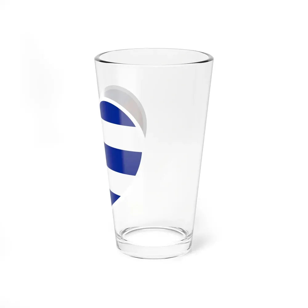 Heart Flag of Cuba - Pint Glass 16oz - Go Mug Yourself