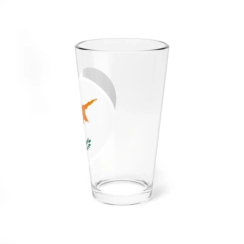 Heart Flag of Cyprus 1960-2006 - Pint Glass 16oz - Go Mug Yourself