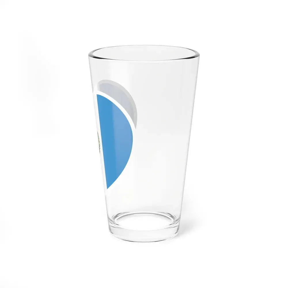 Heart Flag of Guatemala - Pint Glass 16oz - Go Mug Yourself