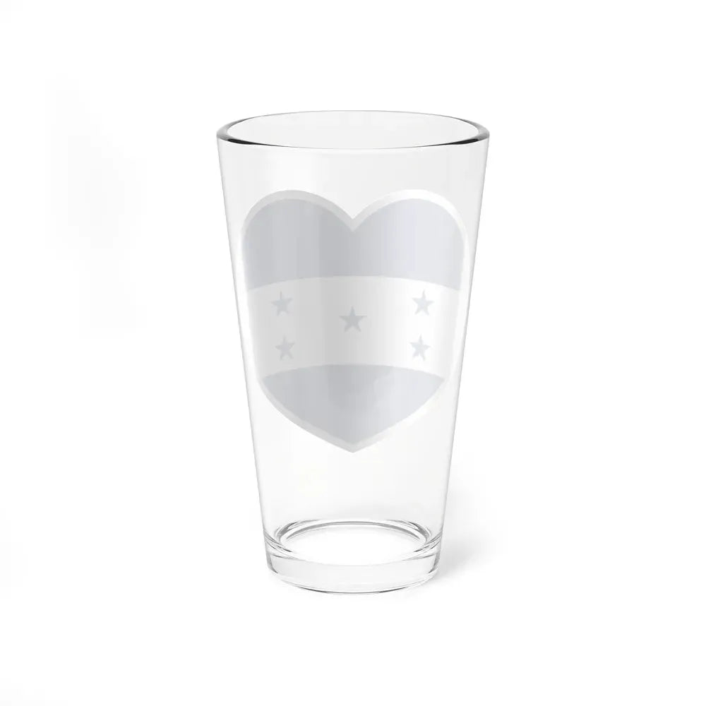 Heart Flag of Honduras 1949-2022 - Pint Glass 16oz - Go Mug Yourself