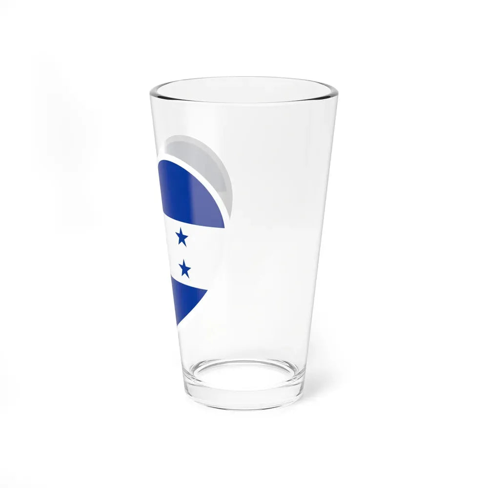 Heart Flag of Honduras 1949-2022 - Pint Glass 16oz - Go Mug Yourself