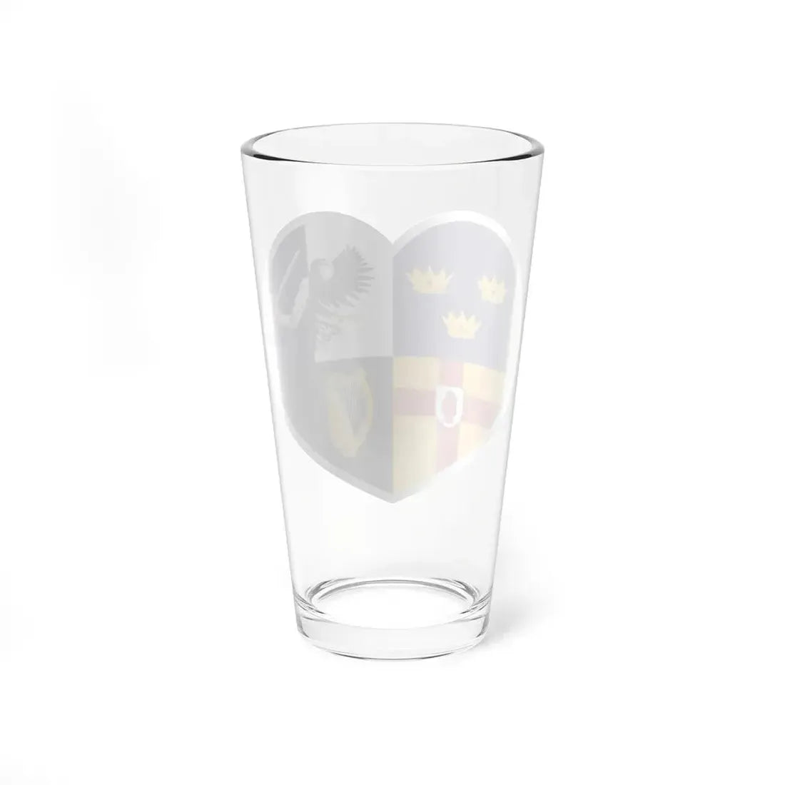 Heart Flag of Ireland Four Provinces - Pint Glass 16oz - Go Mug Yourself