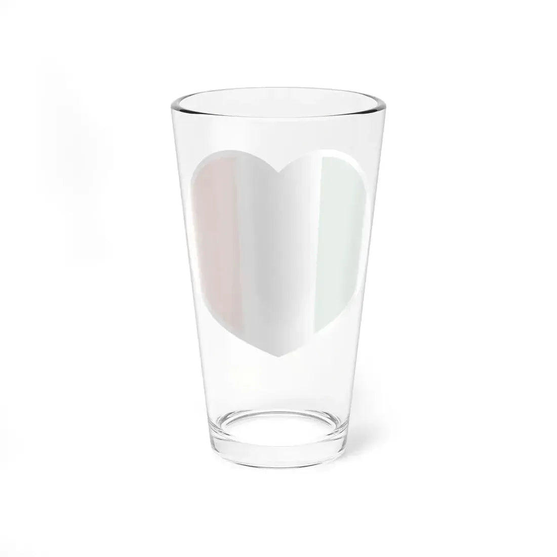 Heart Flag of Ireland - Pint Glass 16oz - Go Mug Yourself