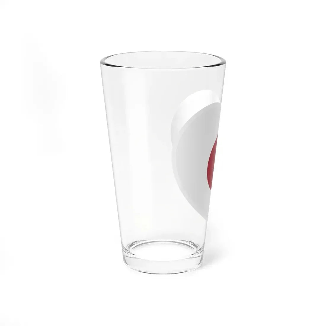 Heart Flag of Japan 1870-1999 - Pint Glass 16oz - Go Mug Yourself
