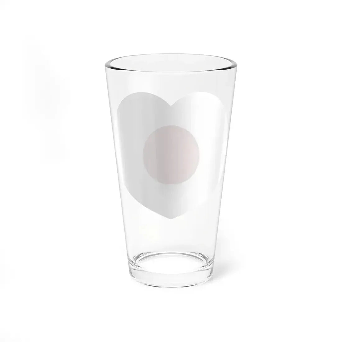 Heart Flag of Japan 1870-1999 - Pint Glass 16oz - Go Mug Yourself