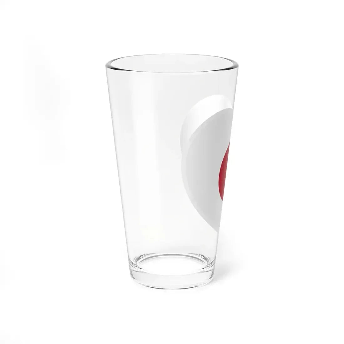Heart Flag of Japan - Pint Glass 16oz - Go Mug Yourself