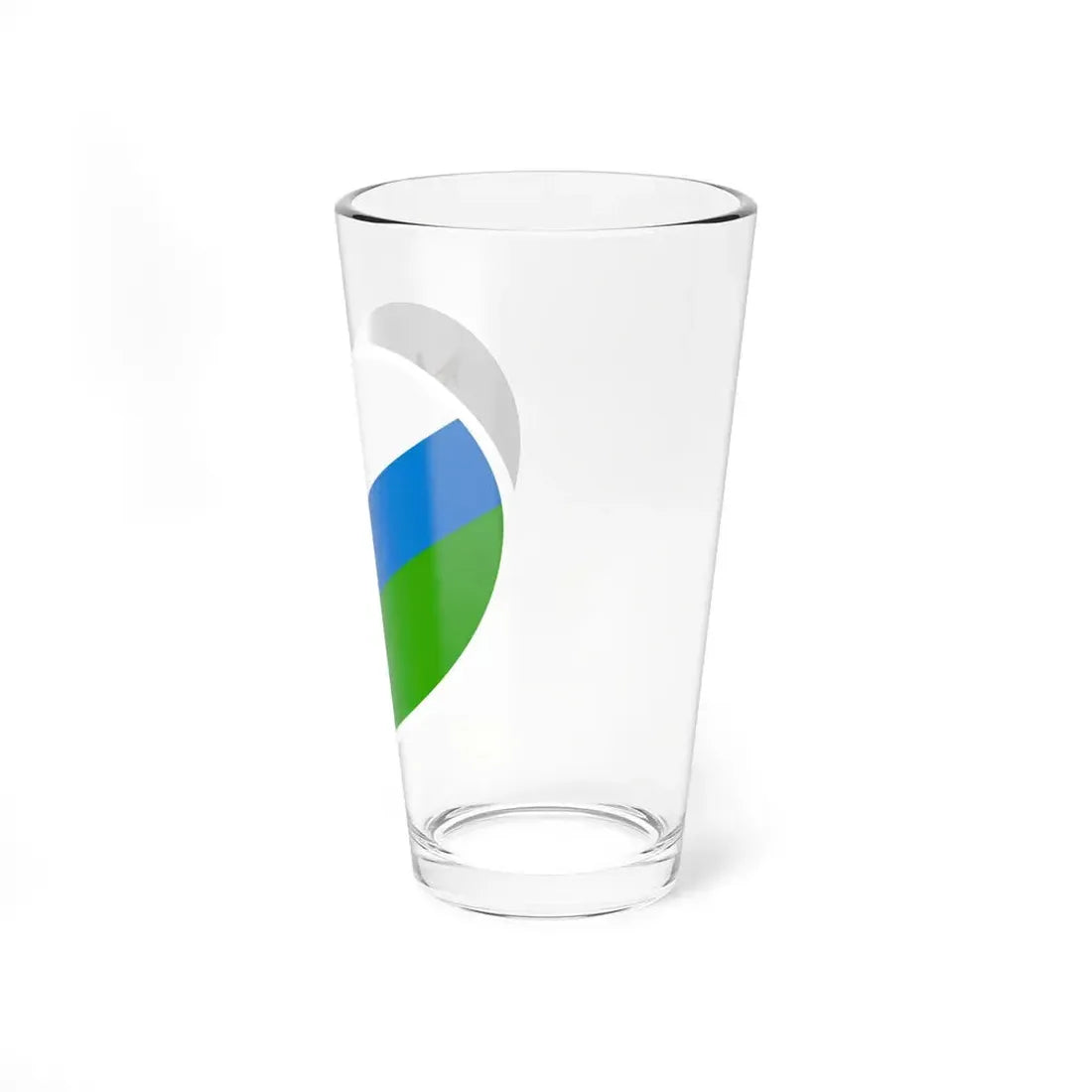 Heart Flag of Lesotho 1987-2006 - Pint Glass 16oz - Go Mug Yourself