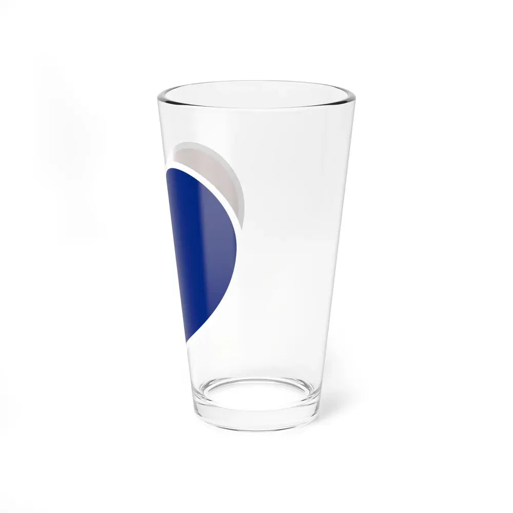 Heart Flag of Liechtenstein 1852-1921 - Pint Glass 16oz - Go Mug Yourself