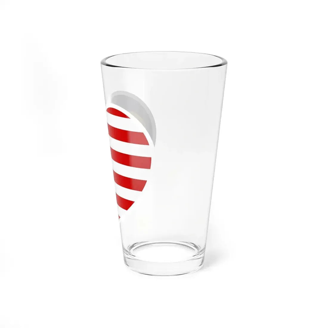 Heart Flag of Malaya - Pint Glass 16oz - Go Mug Yourself