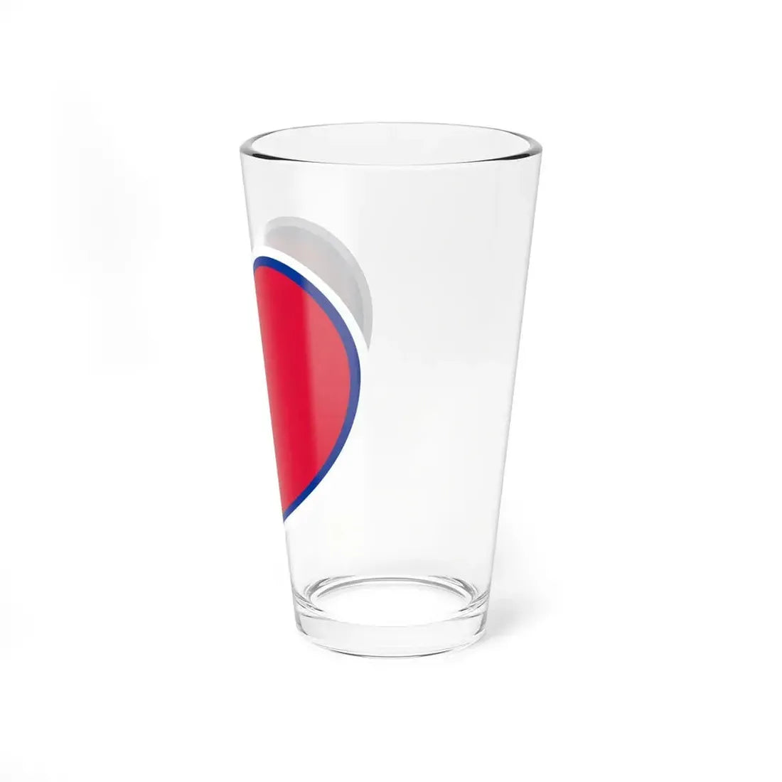Heart Flag of Nepal - Pint Glass 16oz - Go Mug Yourself