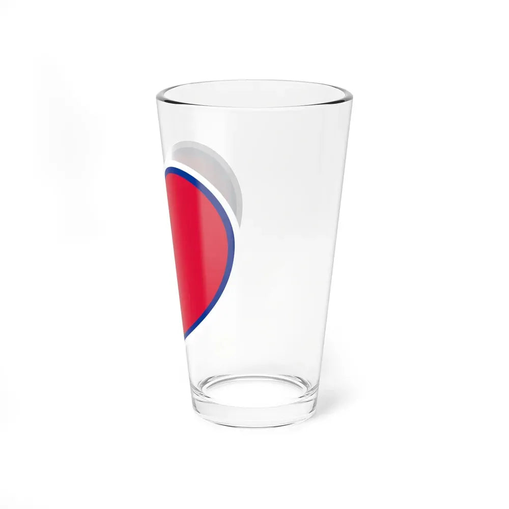 Heart Flag of Nepal - Pint Glass 16oz - Go Mug Yourself