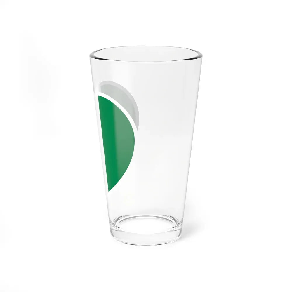 Heart Flag of Nigeria - Pint Glass 16oz - Go Mug Yourself