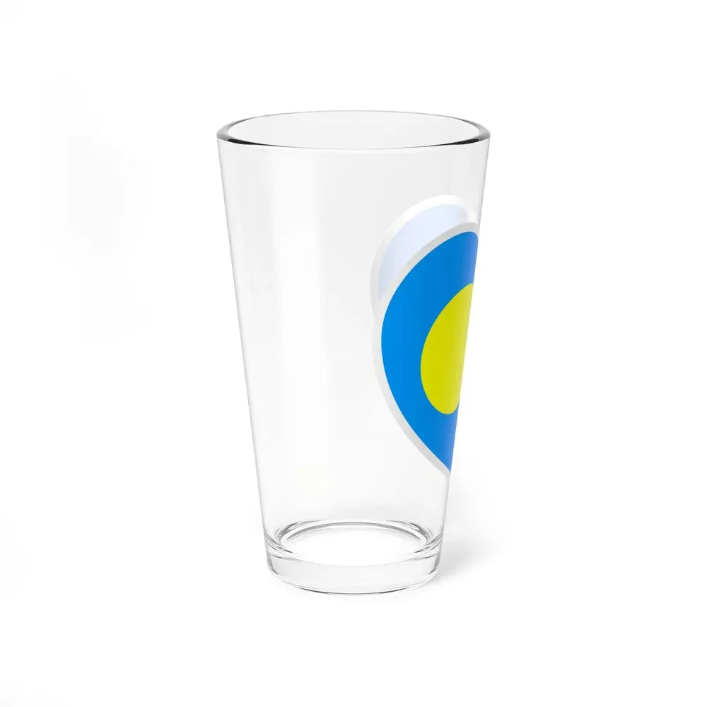 Heart Flag of Palau - Pint Glass 16oz - Go Mug Yourself