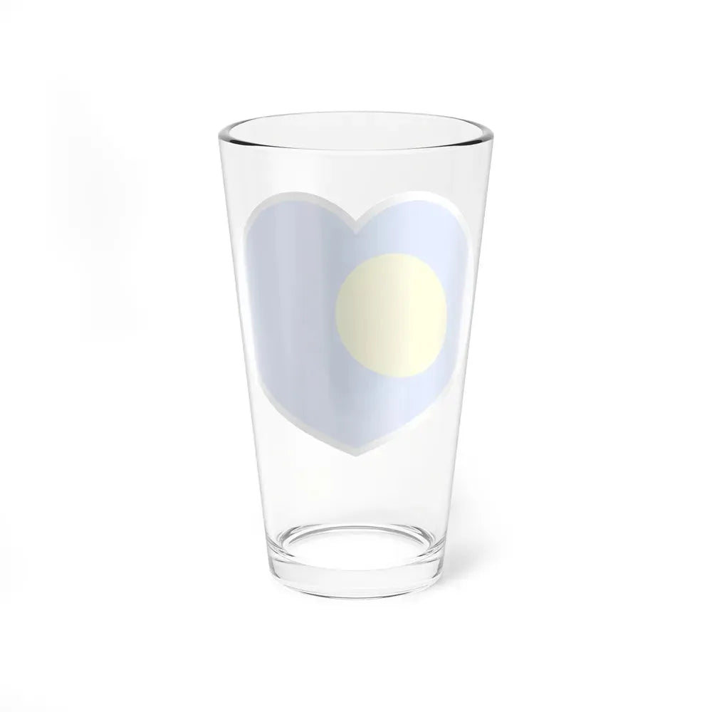 Heart Flag of Palau - Pint Glass 16oz - Go Mug Yourself