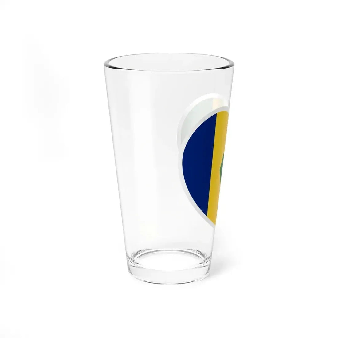 Heart Flag of Saint Vincent and the Grenadines - Pint Glass 16oz - Go Mug Yourself