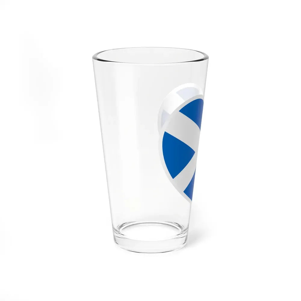 Heart Flag of Scotland - Pint Glass 16oz - Go Mug Yourself