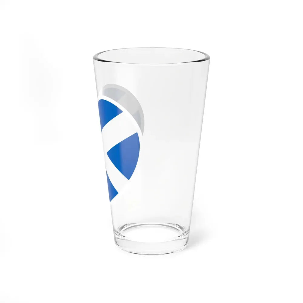 Heart Flag of Scotland - Pint Glass 16oz - Go Mug Yourself