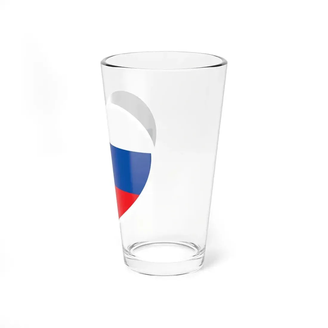 Heart Flag of Slovakia - Pint Glass 16oz - Go Mug Yourself