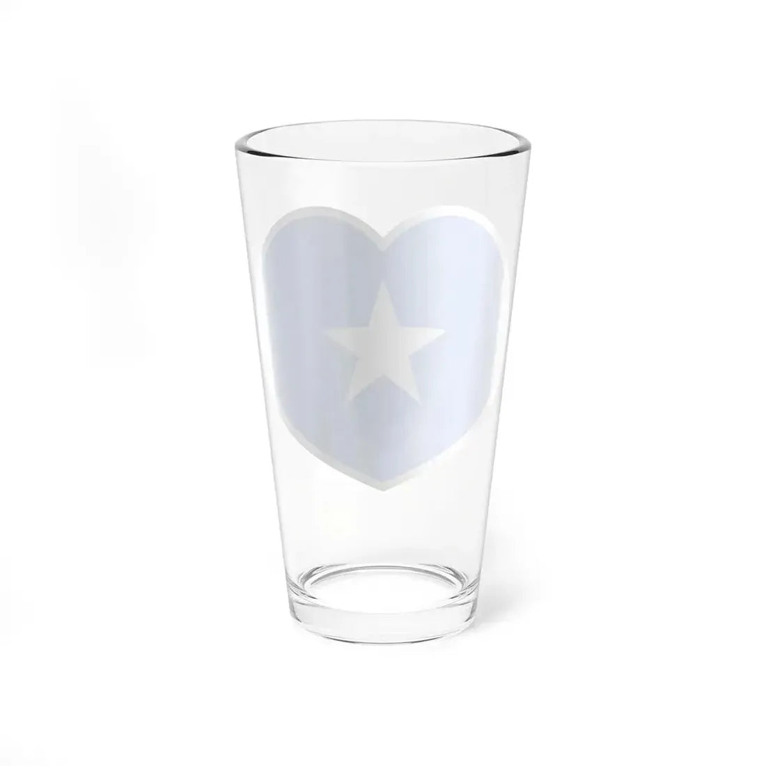 Heart Flag of Somalia - Pint Glass 16oz - Go Mug Yourself