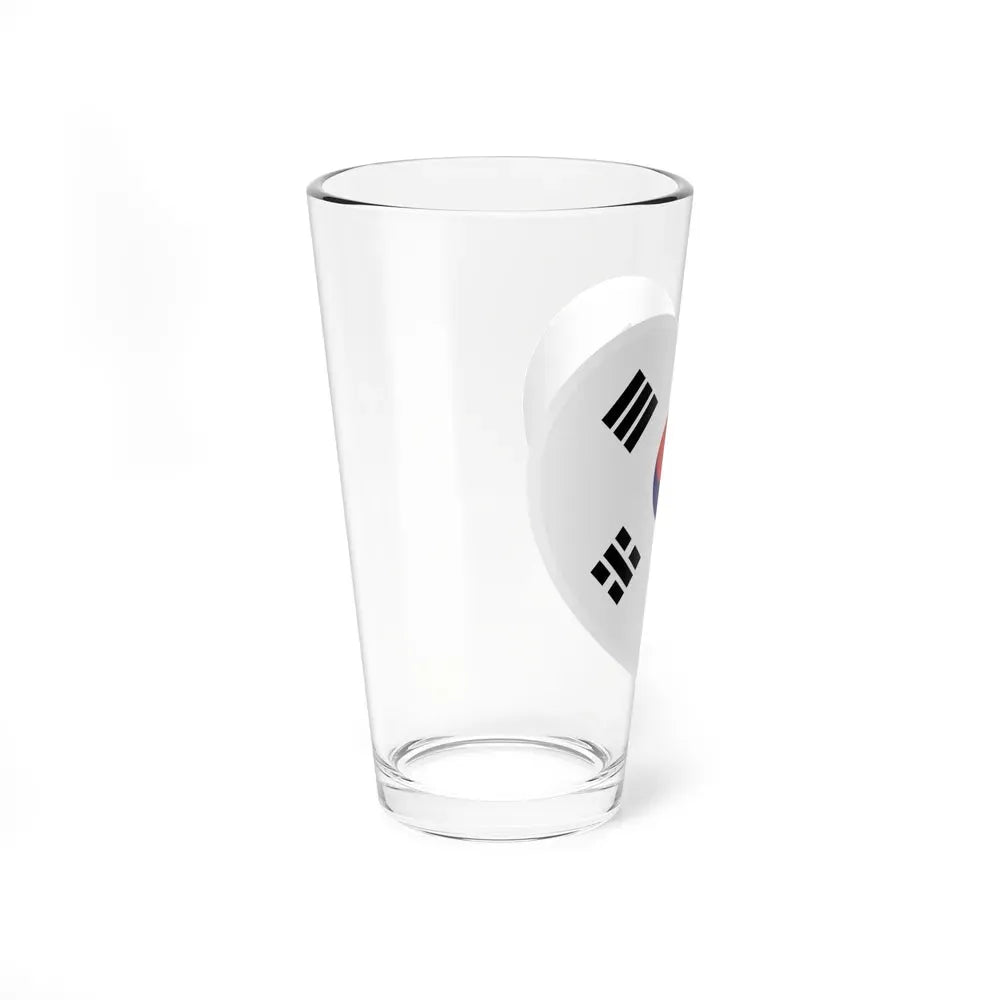 Heart Flag of South Korea 1945-1948 - Pint Glass 16oz - Go Mug Yourself