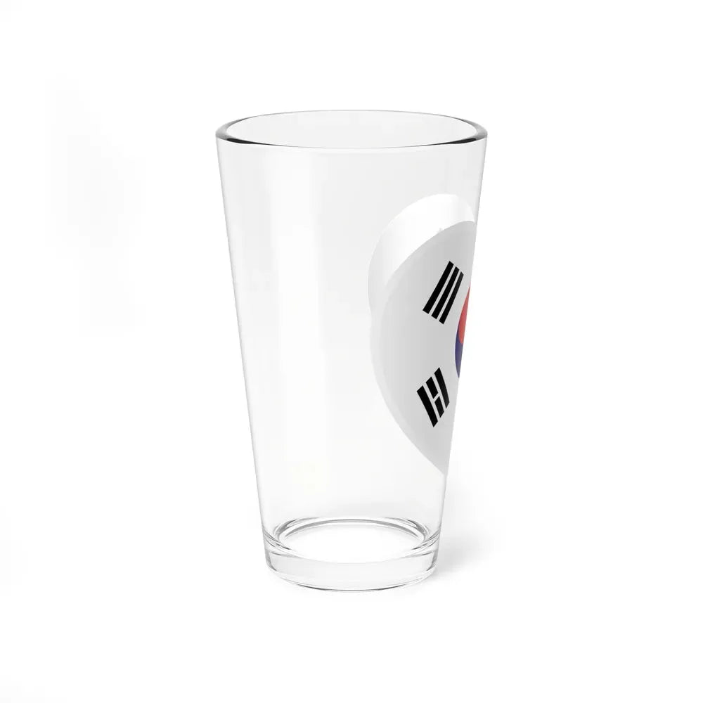 Heart Flag of South Korea 1949-1984 - Pint Glass 16oz - Go Mug Yourself