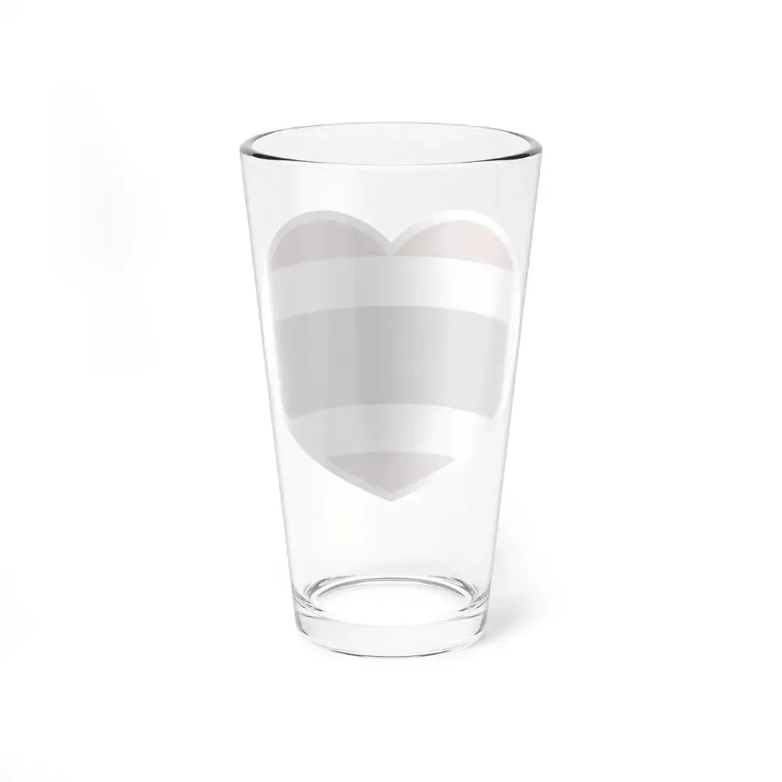 Heart Flag of Thailand - Pint Glass 16oz - Go Mug Yourself