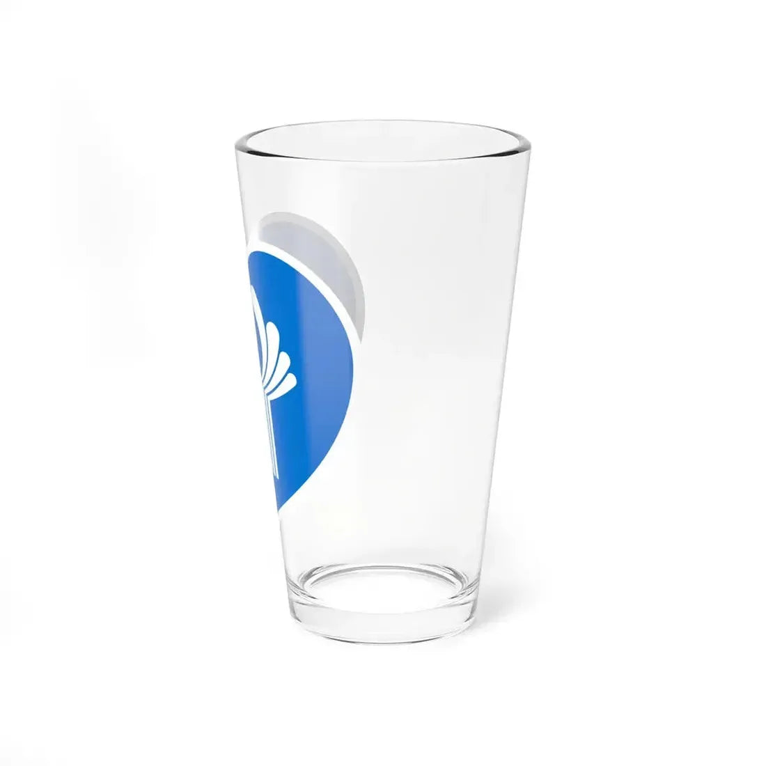 Heart Flag of the Commonwealth of Independent States - Pint Glass 16oz - Go Mug Yourself