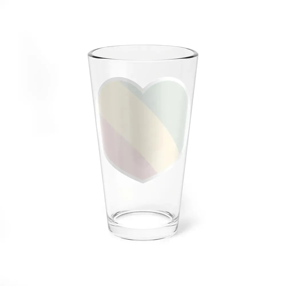 Heart Flag of the Republic of the Congo - Pint Glass 16oz - Go Mug Yourself