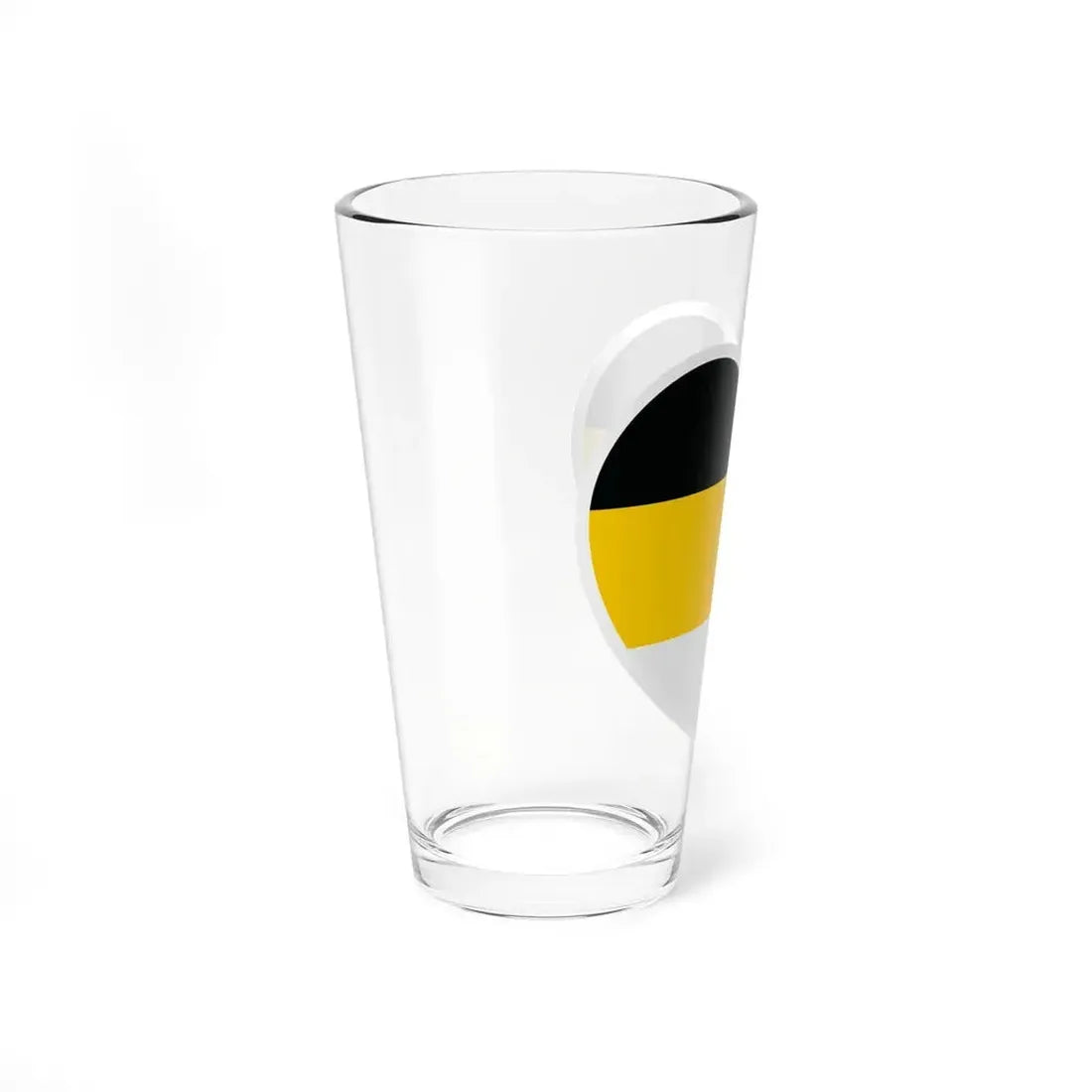 Heart Flag of the Russian Empire 1858-1896 - Pint Glass 16oz - Go Mug Yourself