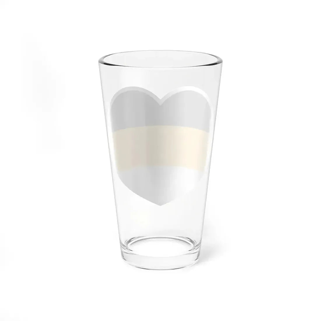 Heart Flag of the Russian Empire 1858-1896 - Pint Glass 16oz - Go Mug Yourself