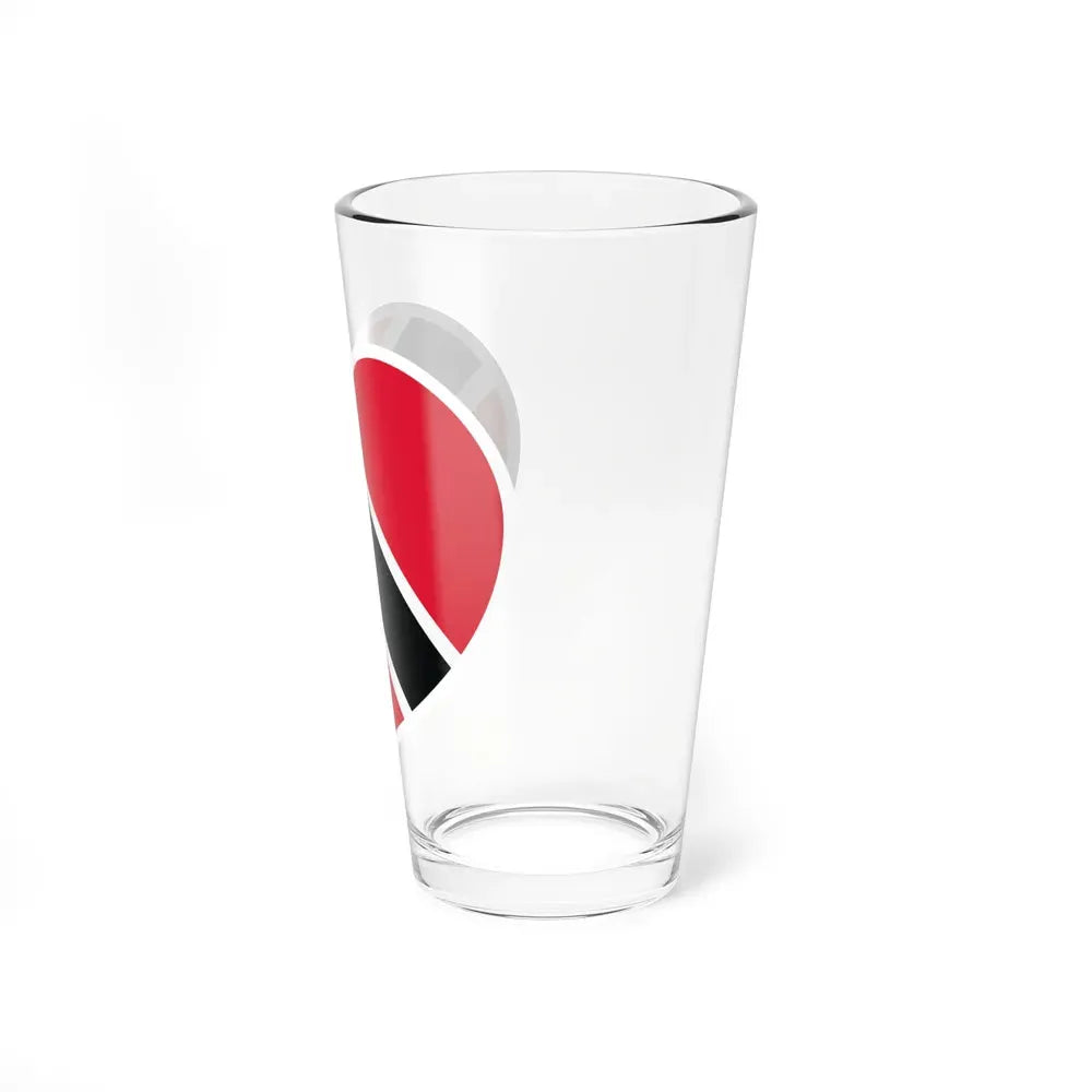 Heart Flag of Trinidad and Tobago - Pint Glass 16oz - Go Mug Yourself
