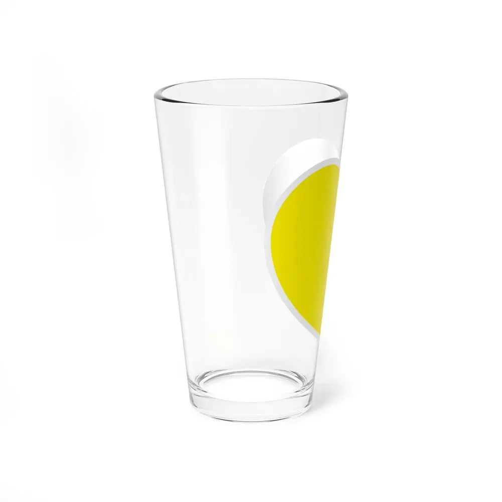 Heart Flag of Vatican City - Pint Glass 16oz - Go Mug Yourself