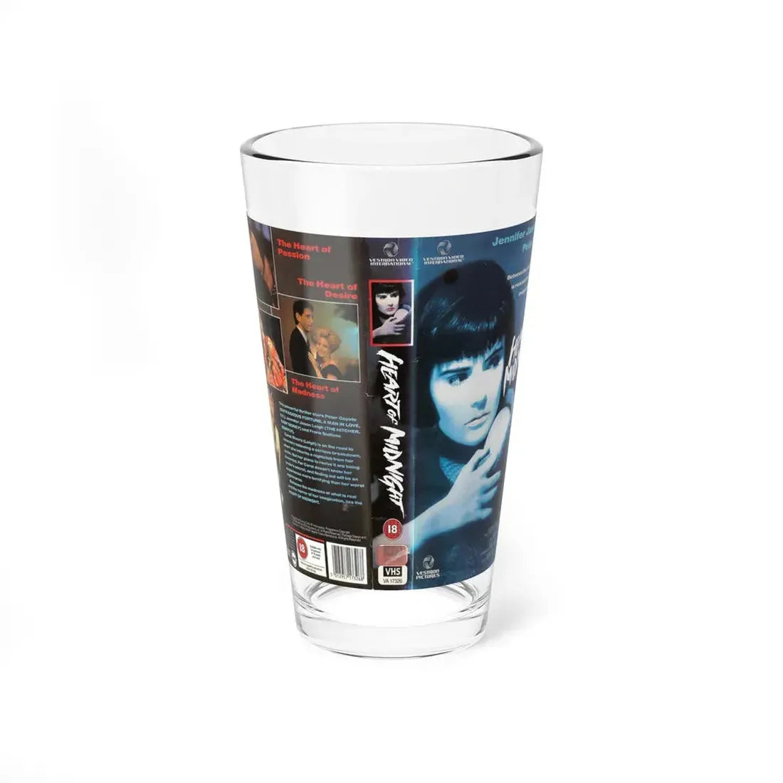 HEART OF MIDNIGHT (VHS COVER) Pint Glass 16oz 16oz - Go Mug Yourself