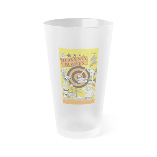 HEAVENLY BODIES 1984 Movie Poster - Frosted Pint Glass 16oz 16oz Frosted - Go Mug Yourself