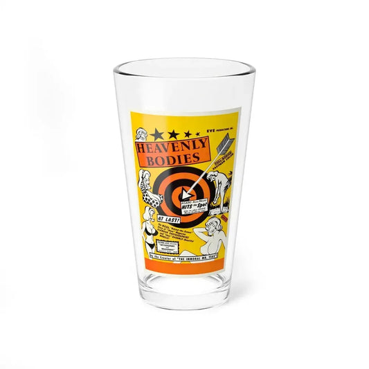 HEAVENLY BODIES 1984 Movie Poster - Pint Glass 16oz 16oz - Go Mug Yourself