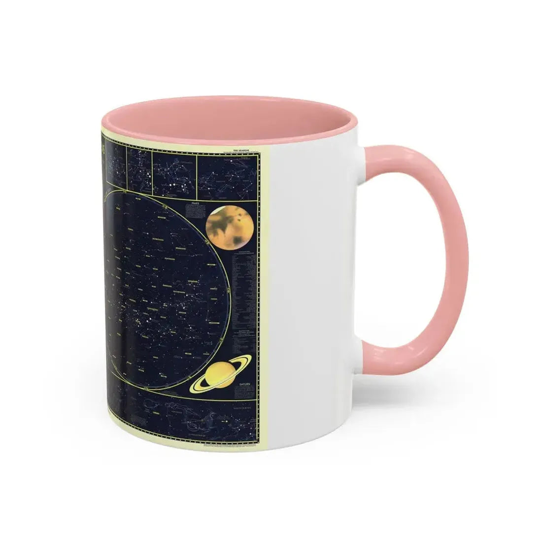 Heavens, The 1 (1957) (Map) Accent Coffee Mug - Go Mug Yourself