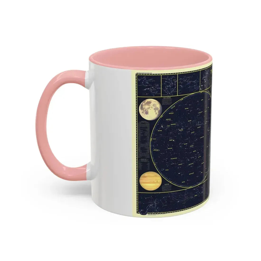 Heavens, The 1 (1957) (Map) Accent Coffee Mug - Go Mug Yourself
