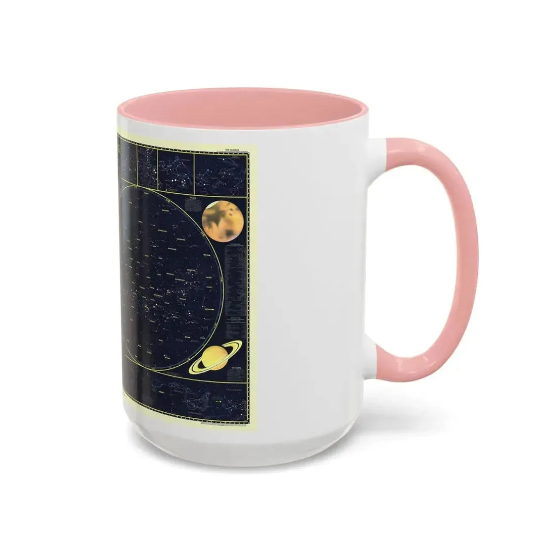 Heavens, The 1 (1957) (Map) Accent Coffee Mug - Go Mug Yourself