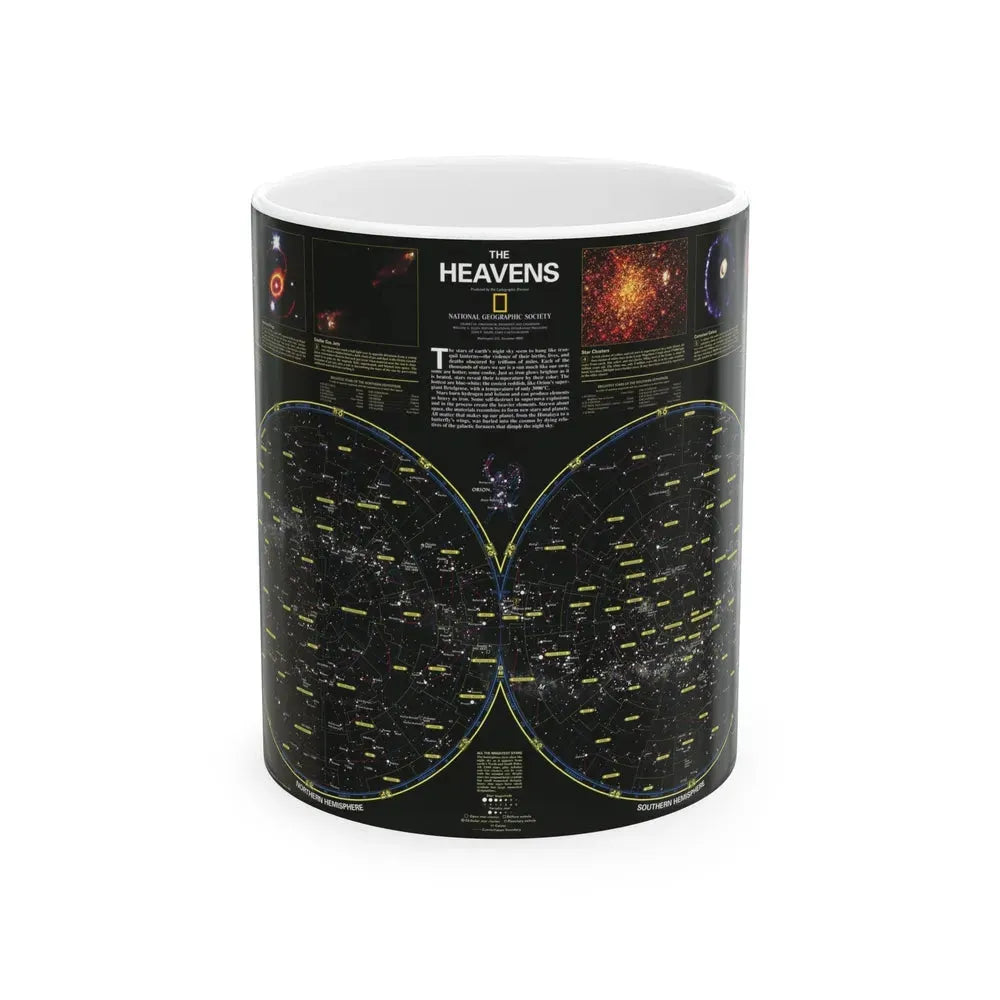 Heavens, The (1995) (Map) White Coffee Mug 11oz - Go Mug Yourself