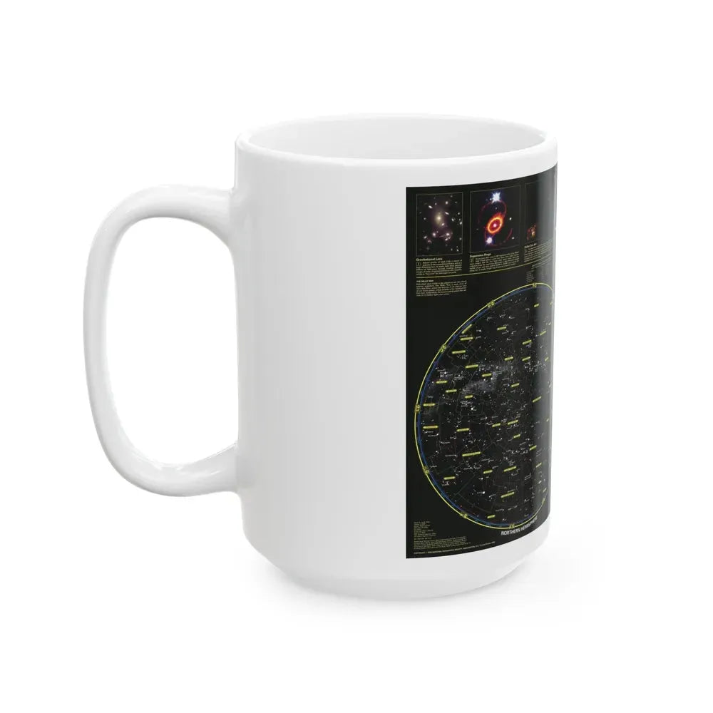 Heavens, The (1995) (Map) White Coffee Mug - Go Mug Yourself