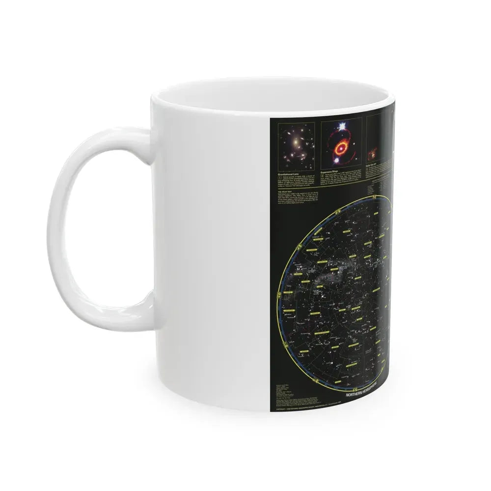 Heavens, The (1995) (Map) White Coffee Mug - Go Mug Yourself