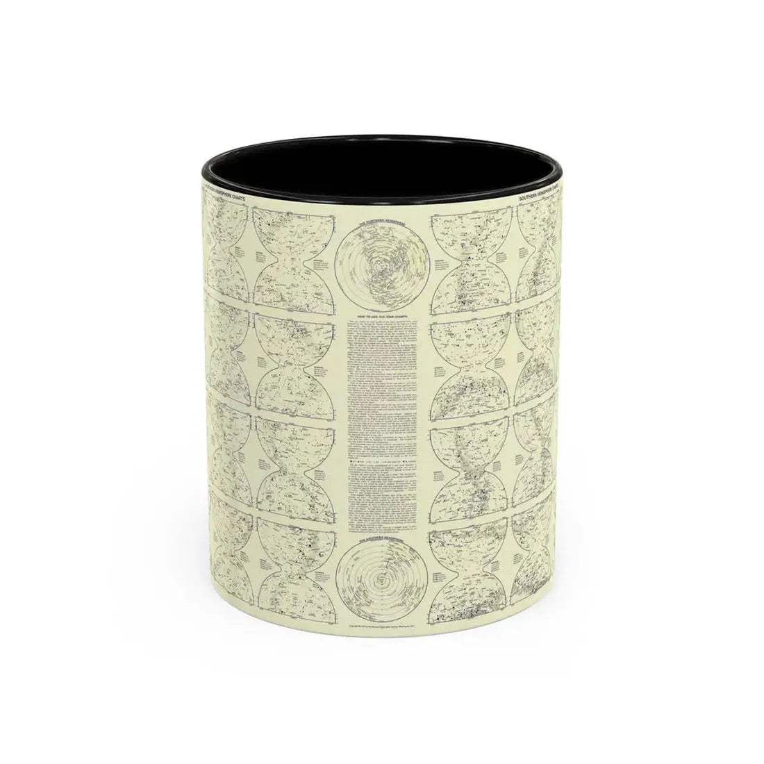 Heavens, The 2 (1957) (Map) Accent Coffee Mug 11oz Black - Go Mug Yourself
