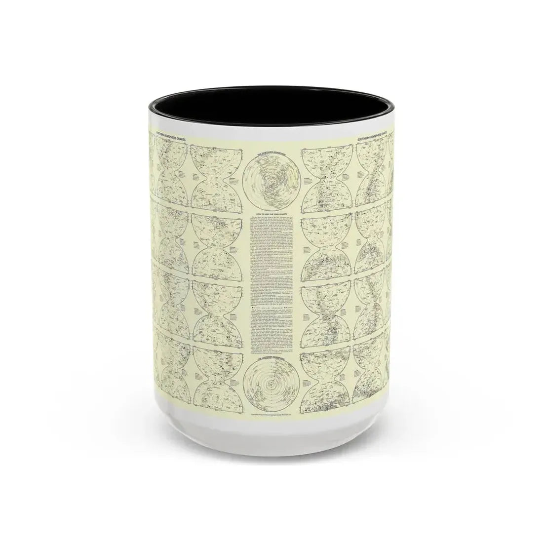 Heavens, The 2 (1957) (Map) Accent Coffee Mug 15oz Black - Go Mug Yourself